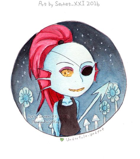 Chibi Undyne By Serketxxi On Deviantart