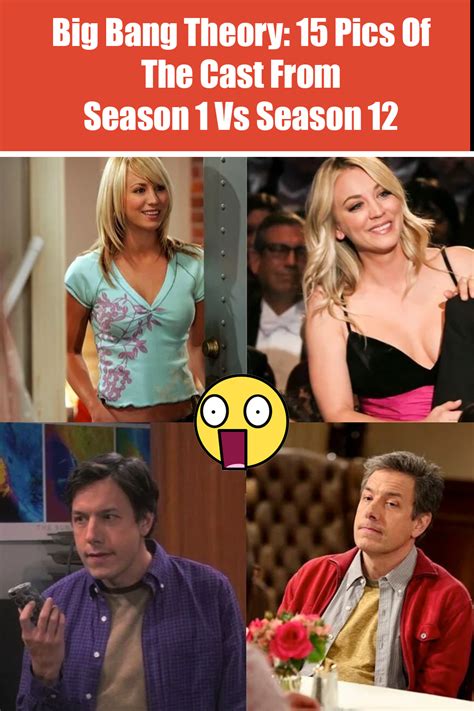 Big Bang Theory: 15 Pics Of The Cast From Season 1 Vs Season 12 | Big bang theory, Season 12 ...