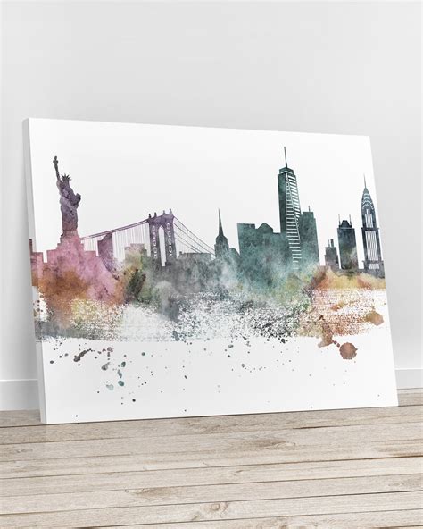 New York City Skyline Canvas NYC Canvas Print New York | Etsy