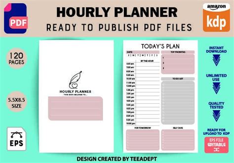 Daily Planner Notepad Graphic By Teeadept Creative Fabrica