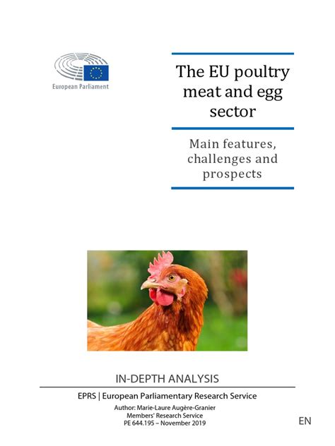 The Eu Poultry Sector 2019eu Pdf Poultry Farming Broiler