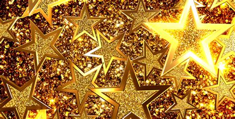 Gold Glitter Stars , Motion Graphics | VideoHive