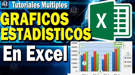 Como Hacer Graficos Estadisticos En Excel Y Sus Estilos Youtube