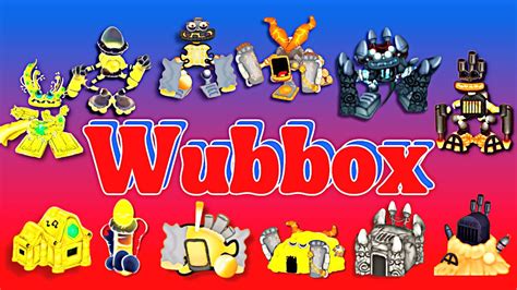 All Wubbox Updown Eggs And Boxes With Sounds My Singing Monsters