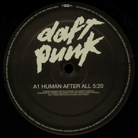 Daft Punk – Human After All (2005, Vinyl) - Discogs