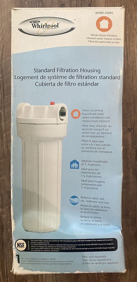 New Whirlpool Whole Home Water Filtration System Whkf Dwh W Filters