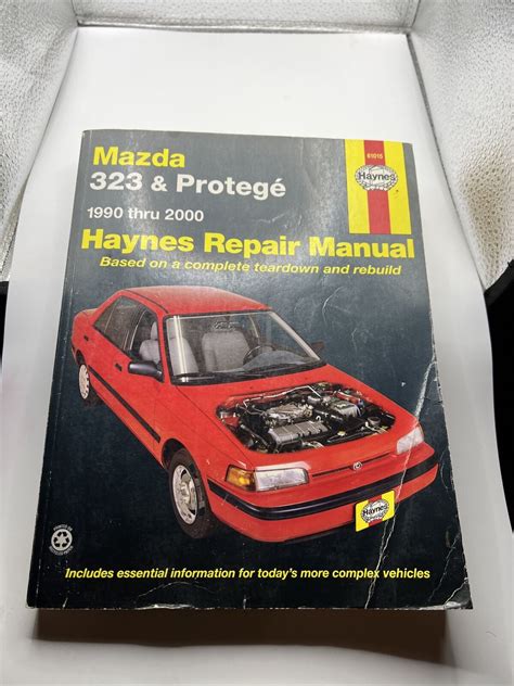 Haynes 61015 Repair Manual Mazda 323 And Protege 1990 2000 Ebay