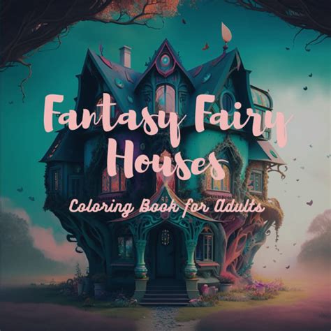 Amazon Fantasy Fairy Houses Coloring Book For Adults Magical