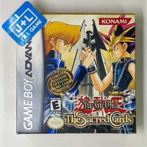 Yu Gi Oh The Sacred Cards Gba Game Boy Advance Pre Owned Jandl Video Games New York City