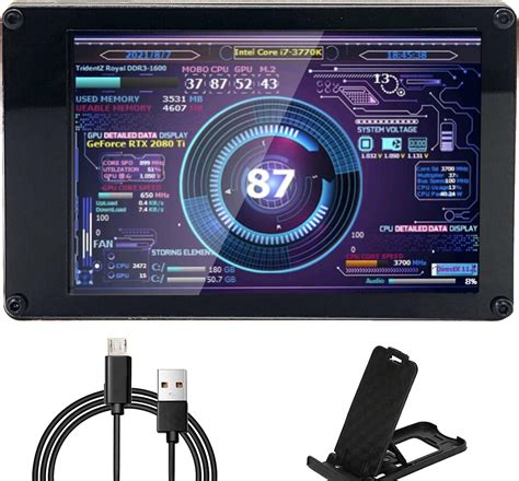 Amazon PC CPU Data Monitor 3 5 Inch IPS USB Mini Screen Computer