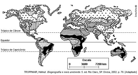 Questão UFG 2011 Geografia Biogeografia Respondida e comentada