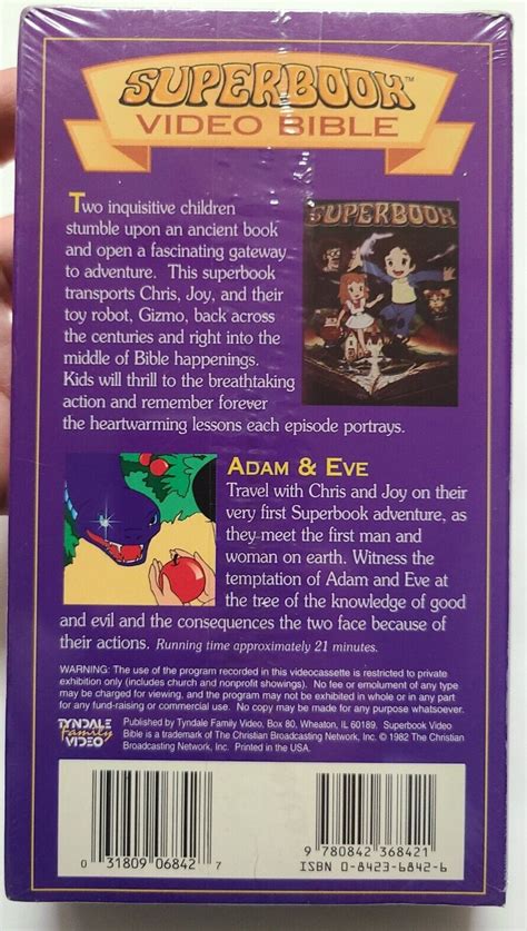 NEW Adam and Eve 1982 children's VHS tape | Grelly USA