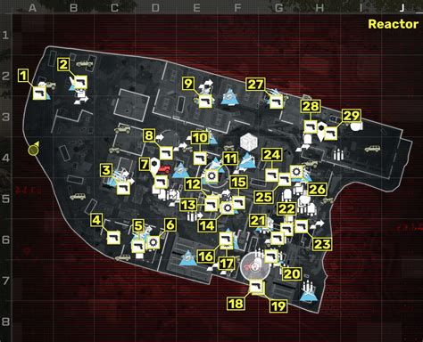 Modern Warfare 3 Reactor Weapons And Item Locations Rock Paper Shotgun