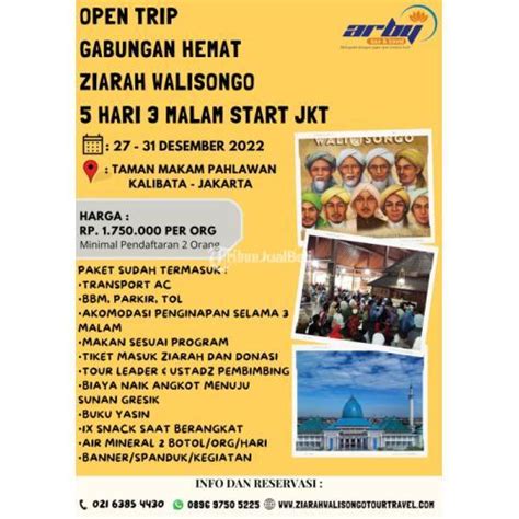 Open Trip Gabungan Hemat Ziarah Walisongo 5 Hari 3 Malam Start Jakarta