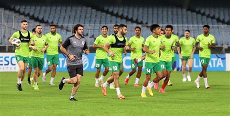 Mohun Bagan Super Giants players during a practice session