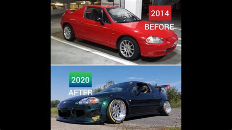 Building A Honda Del Sol In 10 Minutes Amazing Transformation Youtube