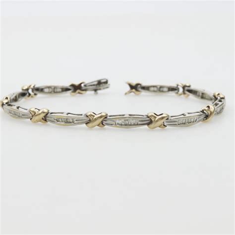 10kt Gold Diamond Bracelet | Property Room