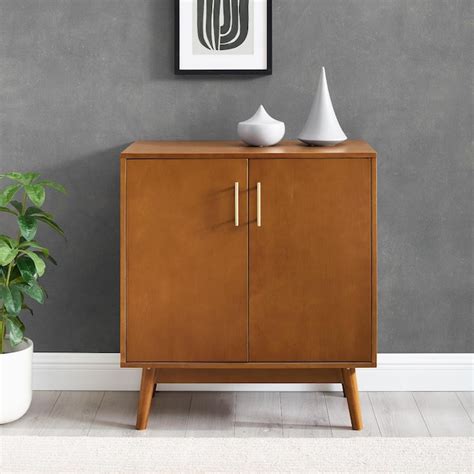 Walker Edison 30 In Mid Century Modern Accent Cabinet Acorn At