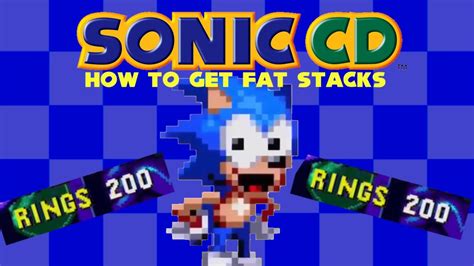 Sonic Cd Achievement Guide King Of The Rings Youtube