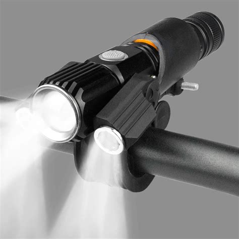 1000 Lumen Flashlight For Bicycle USB Rechargeable 18650 Battery MTB Bike Front Light Waterproof ...