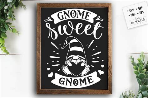 Gnome sweet gnome SVG – BlackCatsSVG