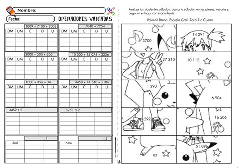 Operaciones Variadas Con Millares Ii Actiludis