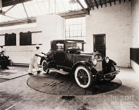 Clean Car In First Car Wash by Bettmann