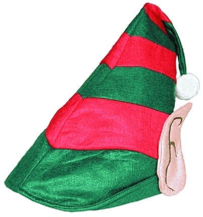 ELF HAT FELT W/EA - Costume Holiday House