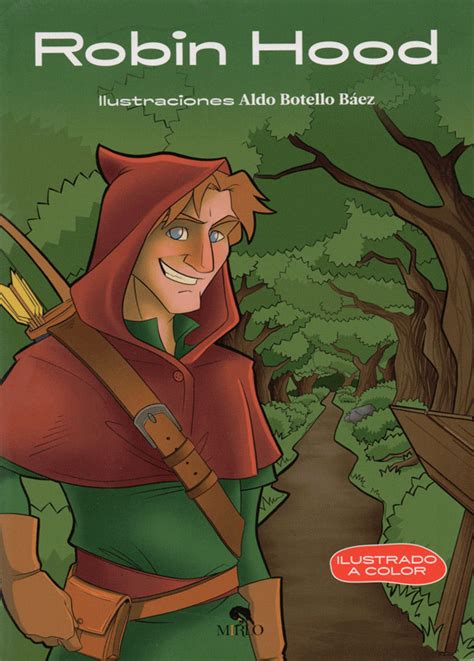 Robin Hood Ilustrado A Todo Color Infantil Libro Nuevo