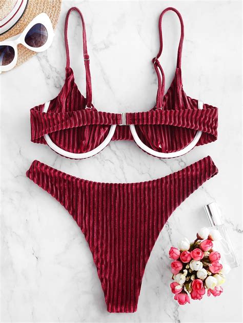 Underwire Bikini Swimsuit Bikini Swimsuits Thong Bikini Zaful