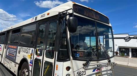 NJ Transit On Board NABI 40 SFW 416 15 5623 On Bus Route 62 Via