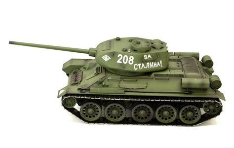 RC Tank T 34 85 Pro 1 16 Heng Long Smoke Sound Shot Steelgear