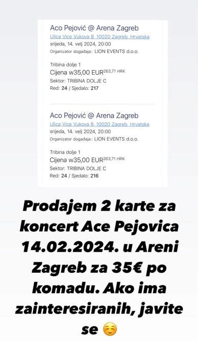 Aco Pejovic Arena zagreb 14.02.