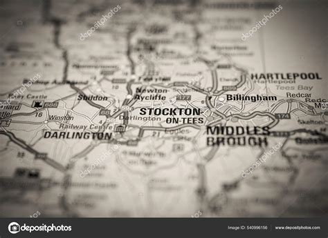 Stockton Map Stock Photo by ©aallm 540996156