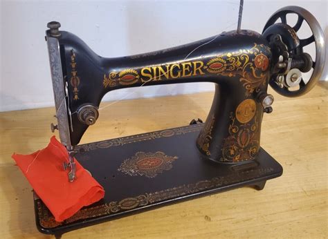 Mavin Vintage Singer Red Eye Treadle Sewing Machine Model Works