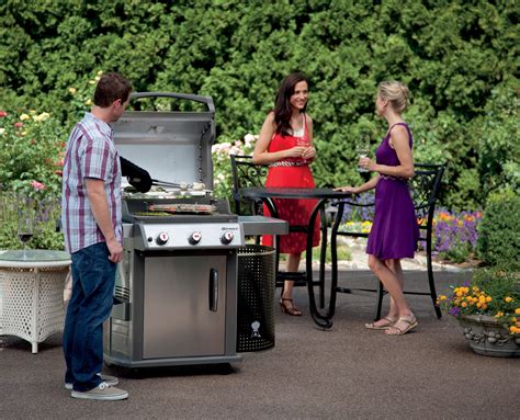 Barbecue Gaz WEBER Spirit Premium S 320 GBS Inox Pas Cher UBALDI