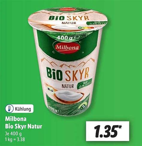 Milbona Bio Skyr Natur Angebot Bei Lidl Prospekte De