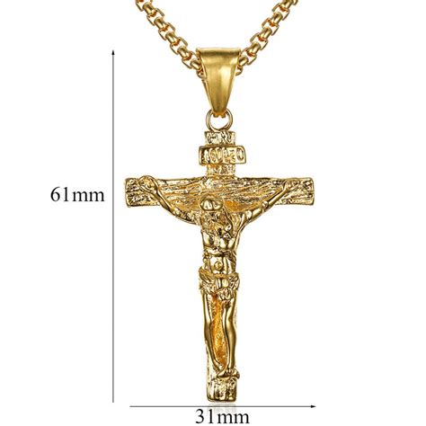 Christ Cross Pendant Necklace