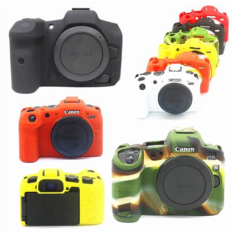 Funda protectora de silicona para cámara Canon EOS R6 R5 RP R funda