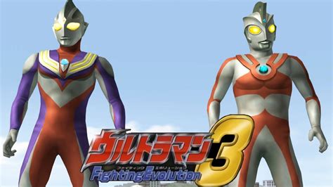 Ps Ultraman Fighting Evolution Tag Mode Ultraman Tiga And