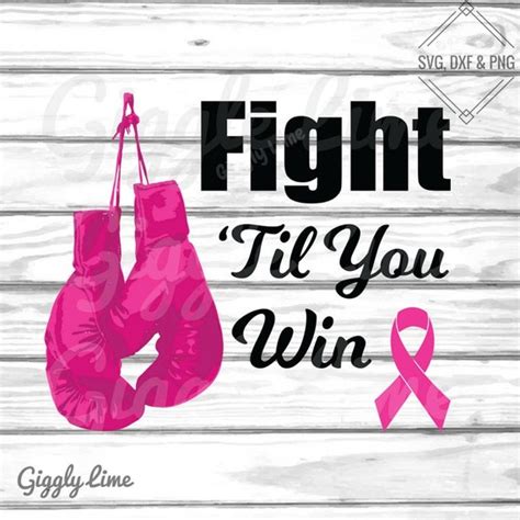 Cancer Boxing Gloves Svg