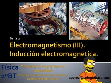 Ppt Electromagnetismo Iii Inducci N Electromagn Tica Powerpoint