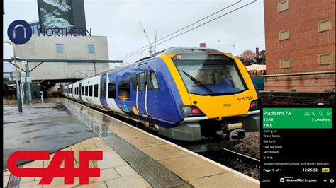 Northern CAF Class 195 Leeds To York Via Garforth YouTube