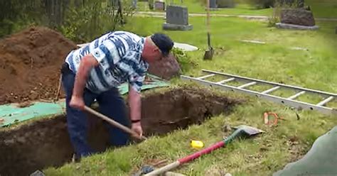 Grave Digger In Small Town Shares His God-Given Talent And Story