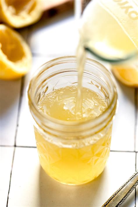 10 Minute Fresh Lemon Simple Syrup