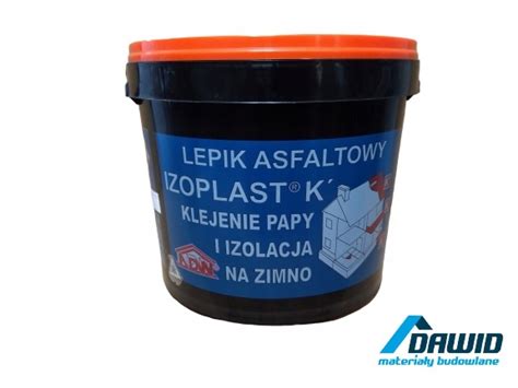 LEPIK ASFALTOWY NA ZIMNO KLEJ DO PAPY 5KG IZOPLAST 11981252485