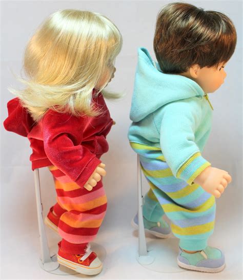 Bitty Baby Twins Boy And Girl American Girl Dolls With Htf Jog Outfits ...