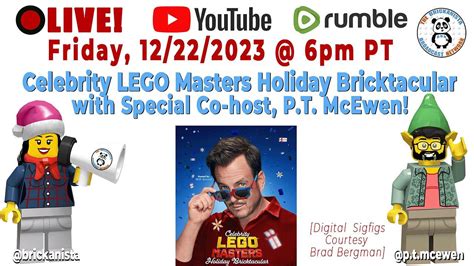 Celebrity Lego Masters Holiday Bricktacular With One News Page Video