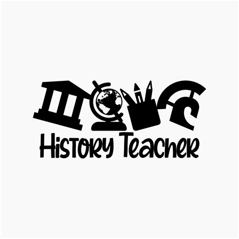 History Teacher Svg Png Eps Dxf Cut Files Etsy