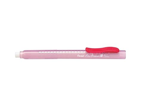 Universal Papelaria Caneta Borracha Clic Eraser 2 Rosa Pentel